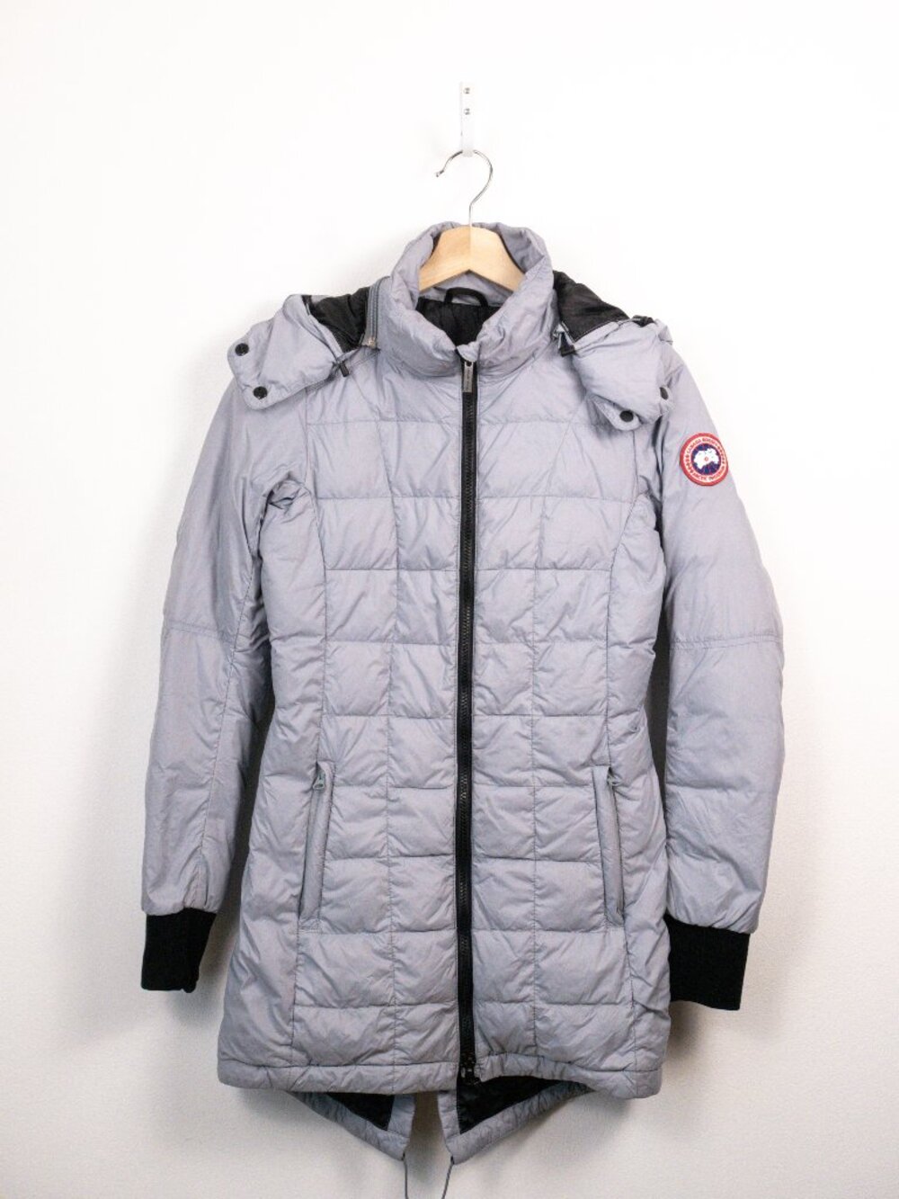 Canada Goose Ellison Packable Down Jacket XS Frost Grey Puffer Coat   2209L